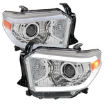 Spec-D 14-21 Toyota Tundra LED Projector Headlights Chrome