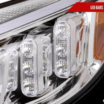 Spec-D 15-18 Mercedes C-Class W205 SEQ Projector Headlights Chrome