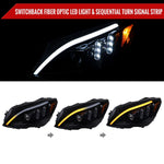 Spec-D 15-18 Mercedes C-Class W205 Sequential Headlights Black Smoked