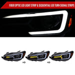 Spec-D 15-21 Subaru Impreza WRX/STI Bar SEQ GL Blk/ Smoked Headlights