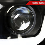 Spec-D 15-20 GMC Yukon/Yukon XL LED U-Bar Projector Headlights Black