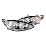 Spec-D 05-06 Toyota Camry Headlights Crystal Chrome/Clear Amber