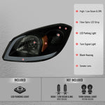 Spec-D 05-10 Chevrolet Cobalt Headlight Black/Smoked OEM style