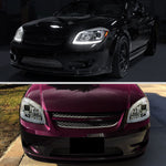 Spec-D 05-10 Chevrolet Cobalt Light Bar Projector Headlight Chrome