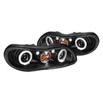 Spec-D 97-05 Chevy Malibu Halo Projector Headlights Black