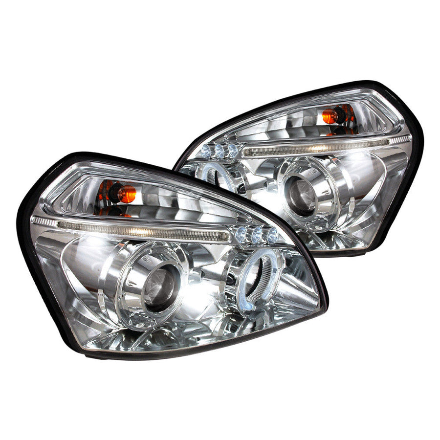 Spec-D 05-09 Hyundai Tucson Projector Headlights Chrome