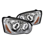 Spec-D 04-05 Subaru Impreza WRX/STI Projector Halo Headlights Chrome/Clear