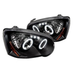 Spec-D 04-05 Subaru WRX STI Halo Projector Headlights Black