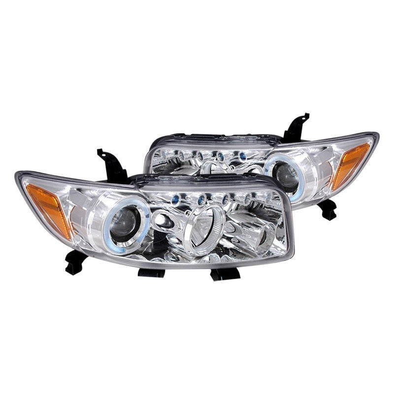 Spec-D 08-10 Scion xB Halo Projector Headlights Chrome