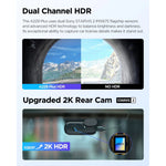 VIOFO A229 Plus 2-Channel 2K QHD Sony STARVIS 2 Dash Cam