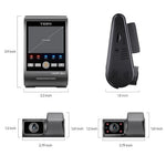 VIOFO A229 Ultra 4K+4K+1080p 3-Channel 30FPS UHD Dash Cam