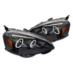 Spec-D 02-04 Acura RSX Halo Projector Headlights Black