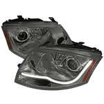 Spec-D 99-06 Audi TT LED Bar Projector Headlights Chrome/Smoked