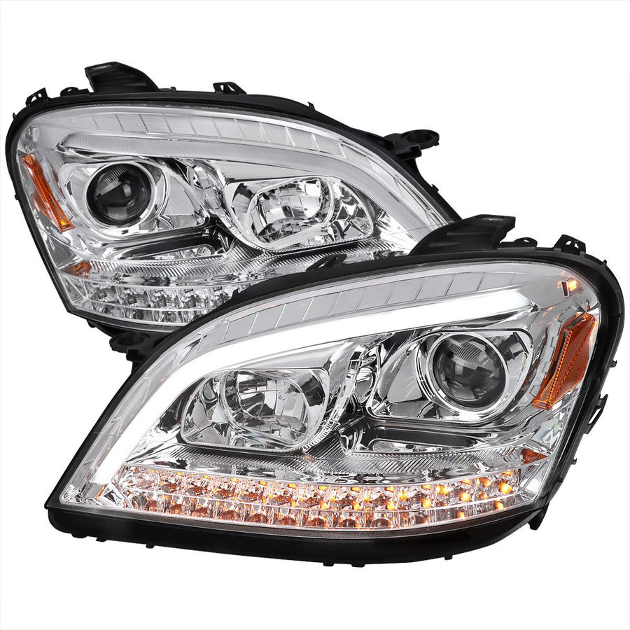 Spec-D 06-08 Mercedes W164 SEQ LED Headlights Chrome