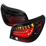 Spec-D 08-10 BMW E60 525i 530i 535i 550i LED Tail Lights Black
