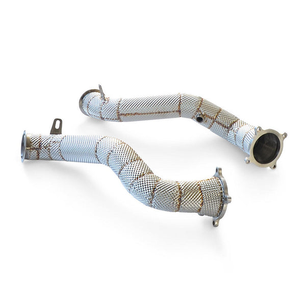 Catless Hi Flow Heat Shield Downpipes For McLaren 720s 4.0T