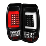 Spec-D 03-07 Silverado GMC Sierra G2 LED Tail Lights Black/Clear