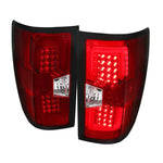 Spec-D 14-19 Chevrolet Silverado 2500HD 350HD LED Tail Lights Red