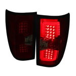 Spec-D 15-19 Silverado 2500HD 3500HD LED Tail Lights Red/Smoked