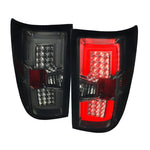 Spec-D 14-15 Chevrolet Silverado LED Tail Lights Smoked