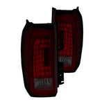 Spec-D 15-20 Chevrolet Tahoe Suburban LED Tail Lights Red Smoked