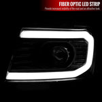 Spec-D 07-14 Chevy Avalanche Tahoe Headlights LED Bar Black