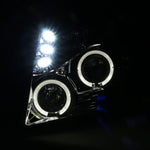 Spec-D 07-13 Chevy Avalanche LED Projector Headlgiths Chrome