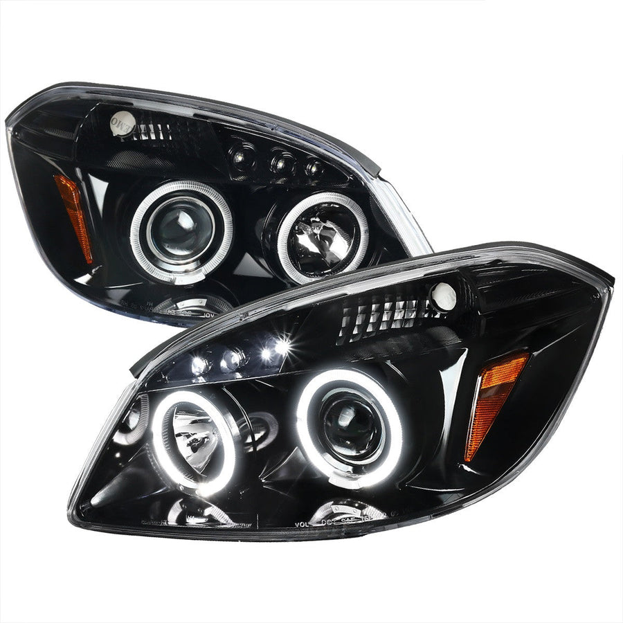 Spec-D 05-10 Chevy Cobalt Dual Projector Headlights Black