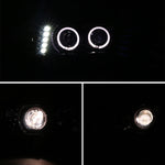 Spec-D 04-12 Chevy Colorado Halo Projector Headlights Black/Smoked