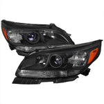 Spec-D 13-16 Chevy Malibu OEM Style Projector Headlights Black