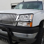 Spec-D 02-06 Avalanche 03-07 Silverado Halo Headlights Chrome
