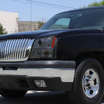 Spec-D 03-07 Chevy Silverado 1Pc Projector Headlights Smoked