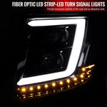Spec-D 15-20 Chevy Tahoe Projector Headlights LED Bar Black