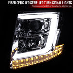 Spec-D 15-20 Chevy Tahoe Projector Headlights LED Bar Chrome