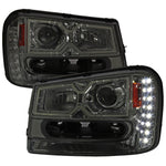Spec-D 02-09 Chevy Trailblazer Projector Headlights Smoked