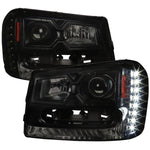 Spec-D 02-09 Chevy Trailblazer Headlights Black/Smoked