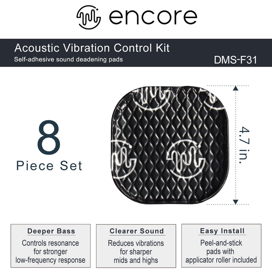 Beat-Sonic DMS-F31 Acoustic Vibration Control Kit - Universal Sound Deadening