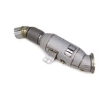 High Flow T304 Stainless Exhaust Downpipe for Toyota Supra A90 BMW G20 G29 M340i 3.0T