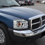 Spec-D 05-07 Dodge Dakota Halo Projector Headlights Chrome