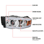 Spec-D 02-05 Dodge Ram 1500 2500 3500 Projector Headlights Chrome