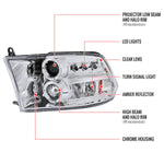 Spec-D 09-21 Ram 1500 2500 3500 Headlights Projector Chrome