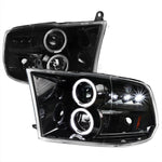 Spec-D 09-18 Dodge Ram 1500 2500 3500 SEQ LED Headlights Black