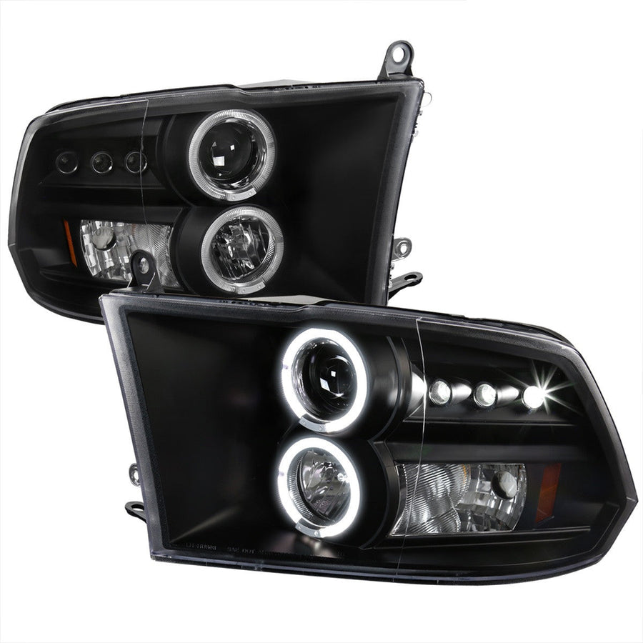Spec-D 09-18 Dodge Ram 1500 2500 3500 Projector Headlights SEQ Chrome