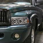 Spec-D 94-02 Dodge Ram Projector Headlights Chrome/Clear