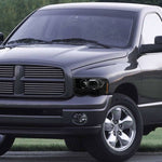 Spec-D 02-05 Dodge Ram Dual Halo Projector Headlights Black