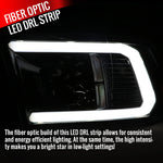 Spec-D 19-24 Dodge Ram 1500 Classic Projector Headlights Black/Clear