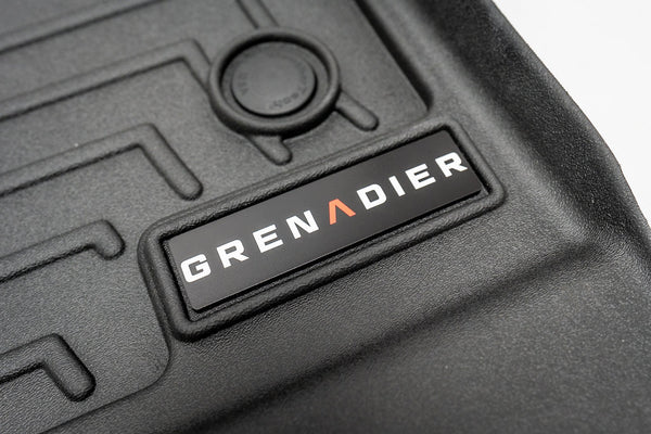 "Grenadier" Weathertech Floor Mat Logo (Etched Acrylic) - Universal