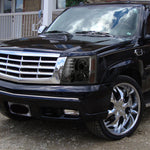 Spec-D 02-06 Escalade Halo Projector Headlights Chrome/Smoked