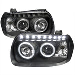 Spec-D 05-07 Ford Escape Headlights Dual Halo Projector Matte Black