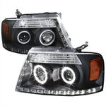 Spec-D 04-08 Ford F150 06-08 Lincoln Mark Projector Headlights Chrome
